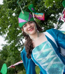 Sma' Shot Parade Paisley 2021 Peacock Troupe Leader a